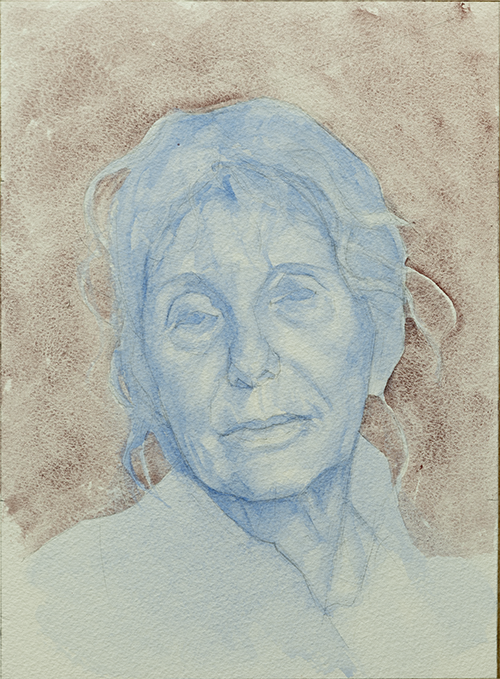 Anna - watercolor portrait