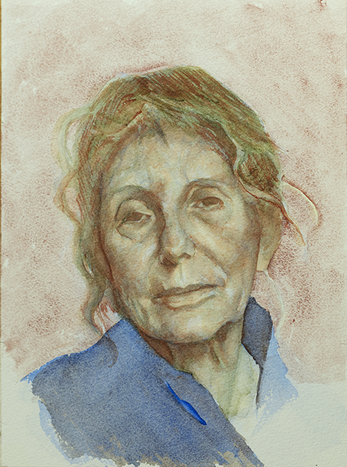 Anna - watercolor portrait