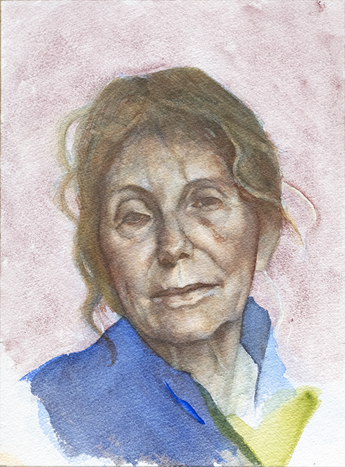 Anna - watercolor portrait
