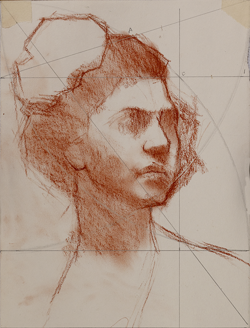 Composition sketch for Chase
